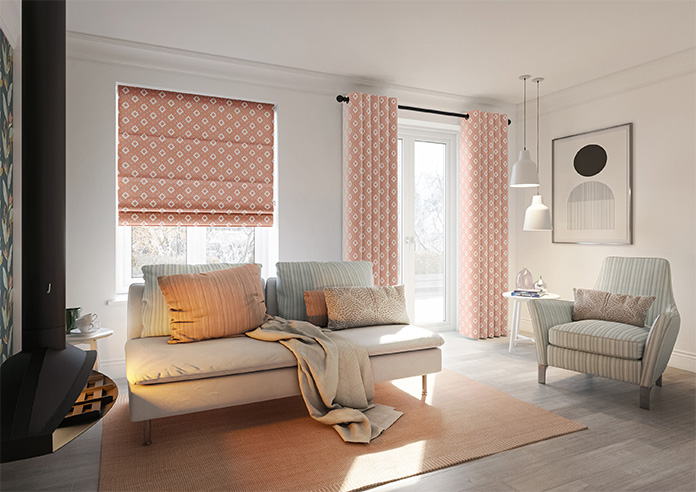 Huaraz Velvet, Peach - Made to Measure Curtains - Image 8